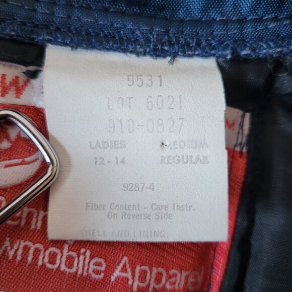 Vintage J C Penny Snowmobile Suit, Women’s M, Navy, One Piece zip closure EUC - Picture 10 of 14